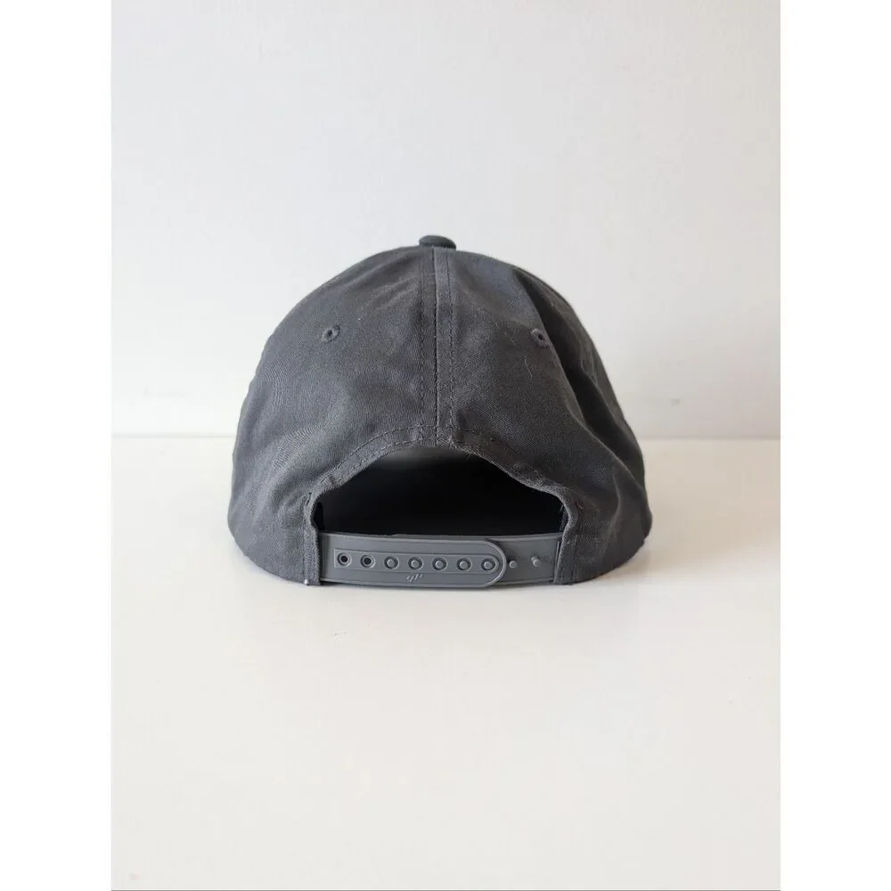 Rare Fat Cap NYC Grey Snapback Cap